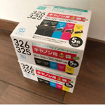 キャノン互換インクカートリッジ5色BCI-326 + 325/5MPの写真