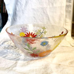 花柄サラダボウルの写真