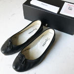 repetto 黒いバレエシューズ