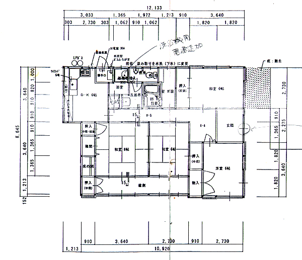 平屋のいえの間取り