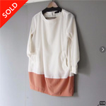 apart by lawrys バイカラー ワンピース