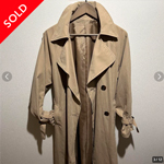 ベージュのコート