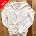 GU オフホワイトのカーディガン