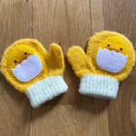 ひよこのミトン手袋