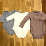 長袖ロンパース3枚