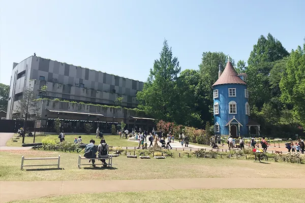 ムーミンバレーパークのコケムスエリアの全景