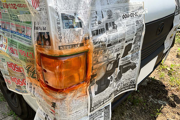 ボンゴブローニィのウインカーレンズをダイヤワイトレンズオレンジでDIY塗装してみた!